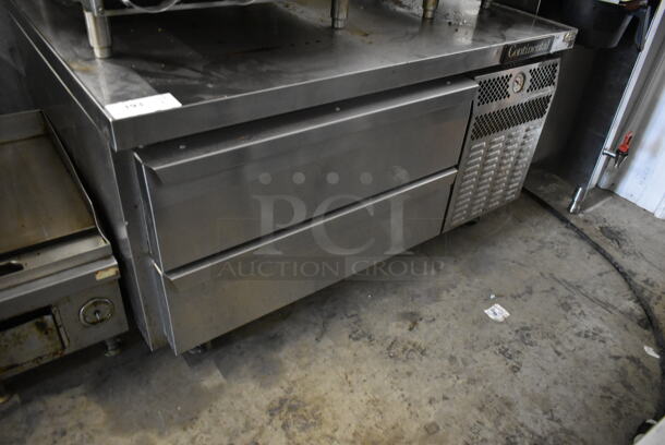 Continental Stainless Steel Commercial 2 Drawer Chef Base on Commercial Casters. 115 Volts, 1 Phase. Tested and Working! - Image 4 of 7