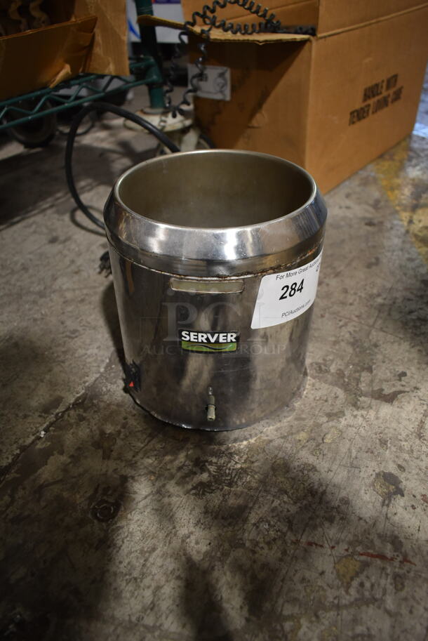 Server FS-4 Stainless Steel Commercial Countertop Food Warmer. 120 Volts, 1 Phase. Tested and Working!  - Image 1 of 3