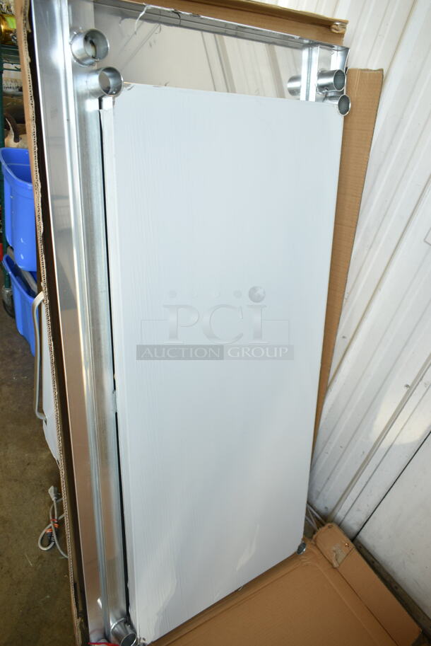 BRAND NEW IN BOX! NBR Equipment TC-6030R Stainless Steel Tabletop and Under Shelf.  - Image 3 of 5