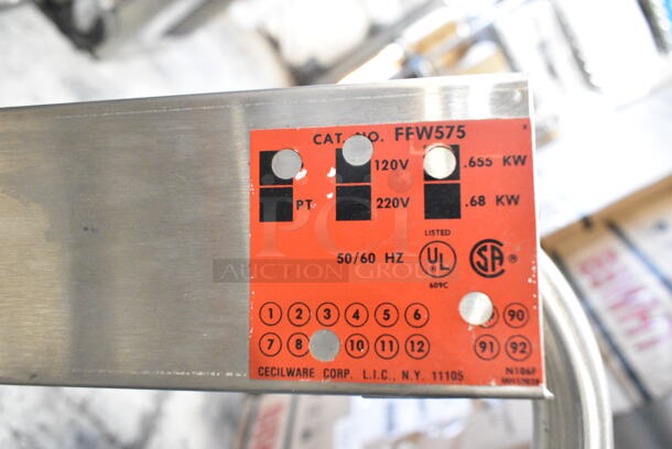Cecilware Metal Countertop Warming Light. 120 Volts, 1 Phase. Tested and Working! - Image 6 of 6