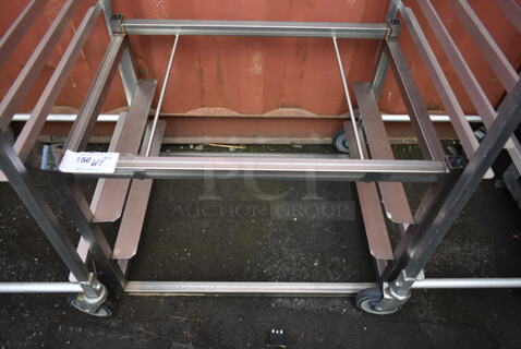 Metal Commercial Pan Transport Rack on Commercial Casters. 