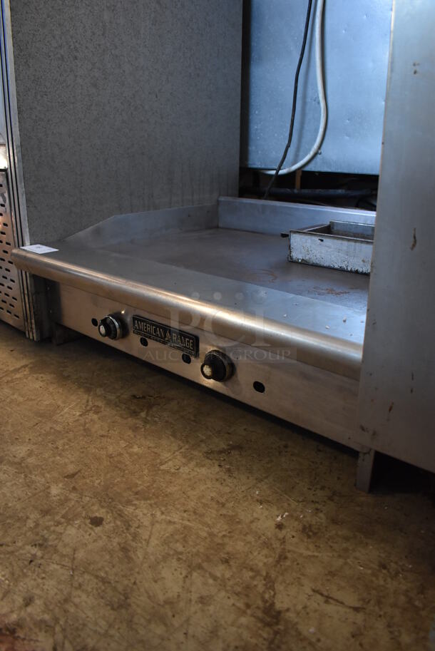 American Range Stainless Steel Commercial Countertop Natural Gas Powered Flat Top Griddle. 36x30x13 - Image 6 of 6