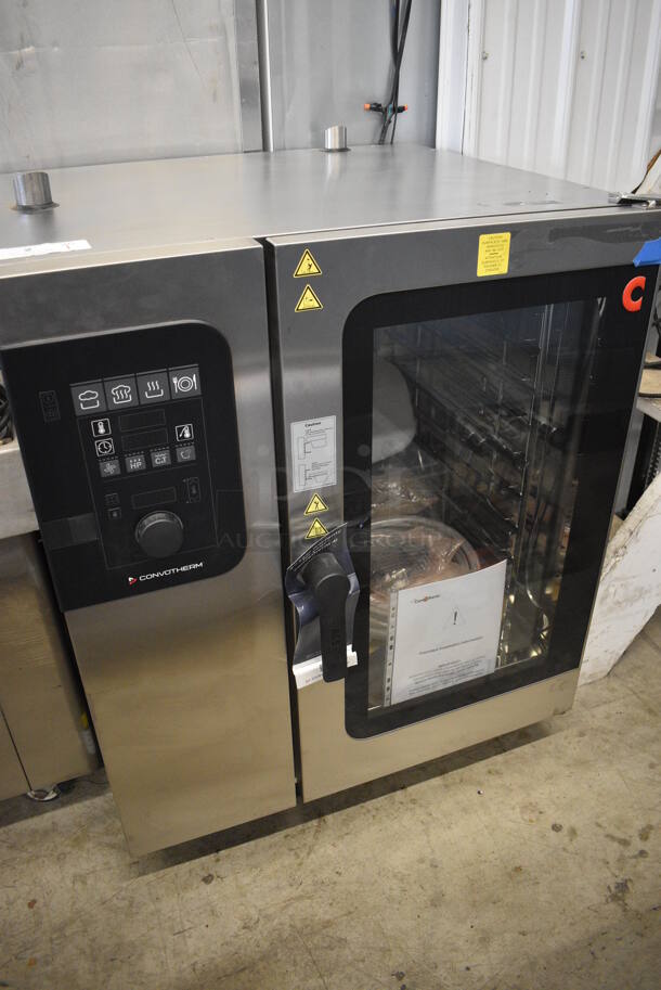 BRAND NEW! LATE MODEL! Convotherm C4eT 10.10 EB -N Stainless Steel Commercial Electric Powered Convotherm Combi Steamer Oven. 208 Volts, 3 Phase. 35x32x42 - Image 3 of 8