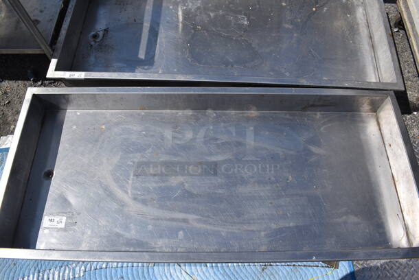 Stainless Steel Ice Bin on Legs. - Image 4 of 6