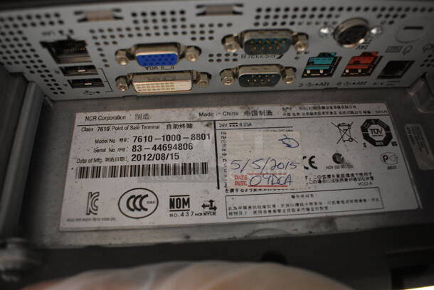 5 NCR Model 7610-1000-8801 15" Computer Monitors. 5 Times Your Bid! - Image 6 of 8