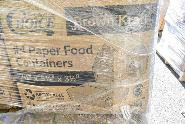 20 BRAND NEW Boxes Including 5001RT350B Lavex White Hardwound Paper Towel, 350 Feet / Roll - 12/Case, 795PTOKFT1 Choice Kraft Microwavable Folded Paper #1 Take-Out Container 4 3/8" x 3 1/2" x 2 1/2" - 450/Case, 50010W Choice 10 oz. White Poly Paper Hot Cup - 1000/Case, 2 Box Dart SafeSeal 16 oz. Plastic Tamper-Resistant, Tamper-Evident Bowl with Dome Lid - 240/Case, 795PTOKFT4 Choice Kraft Microwavable Folded Paper #4 Take-Out Container 7 3/4" x 5 1/2" x 3 1/2" - 160/Case, 5001RT800B Lavex 8" White Hardwound Paper Towel, 800 Feet / Roll - 6/Case, 2 Box 5001RT800N Lavex 8" Natural Kraft Hardwound Paper Towel, 800 Feet / Roll - 6/Case. 20 Times Your Bid!  - Image 10 of 12