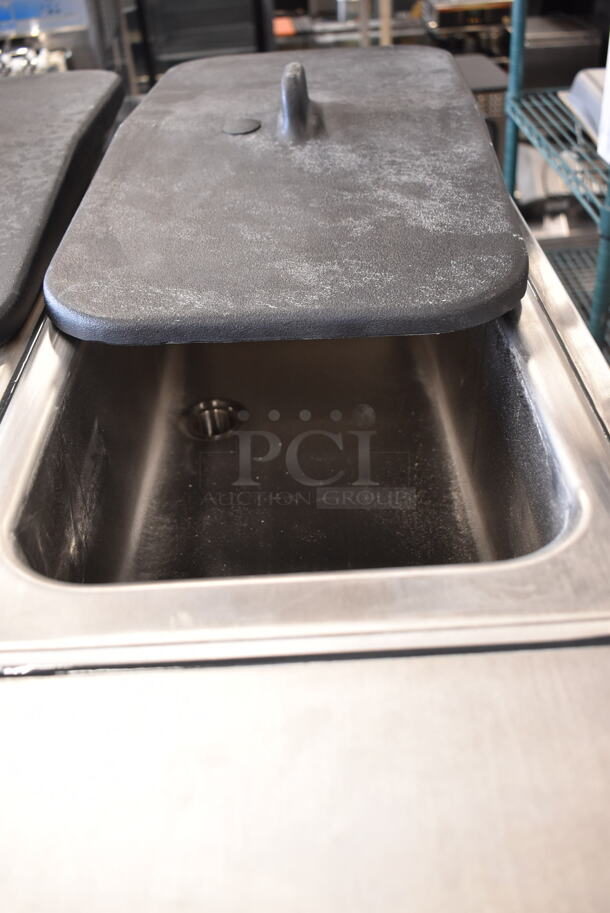 BRAND NEW! 2022 Stoelting O231-30912F Commercial Stainless Steel Air Cooled Soft Serve Ice Cream Machine With 2 Hoppers. Includes Box of Commercial Casters, Operators Manual And Cleaning Supplies. 208-230V, 3 Phase. Tested And Working!  - Image 9 of 12