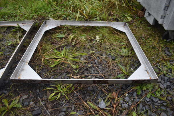 Metal Commercial Dolly on Commercial Casters. 27.5x26.5x3 - Image 1 of 3