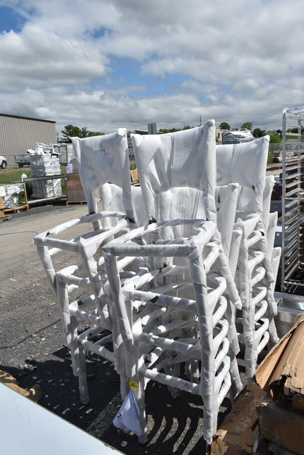 16 BRAND NEW SCRATCH AND DENT! Metal Dining Height Chair. 16 Times Your Bid! - Image 2 of 7