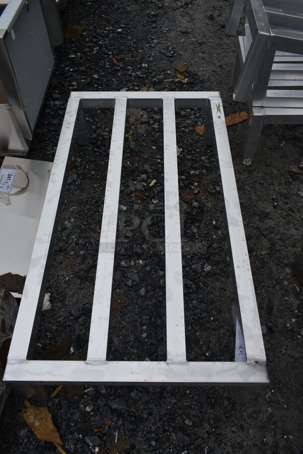 2 BRAND NEW SCRATCH AND DENT! Regency 600DUN2036 36" x 20" x 8" Aluminum Dunnage Rack - 1630 lb. Capacity. 2 Times Your Bid! - Image 2 of 4