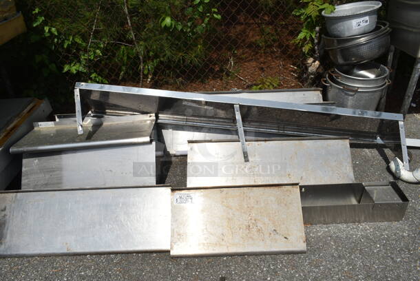 9 Various Metal Shelves. 9 Times Your Bid! - Image 1 of 3