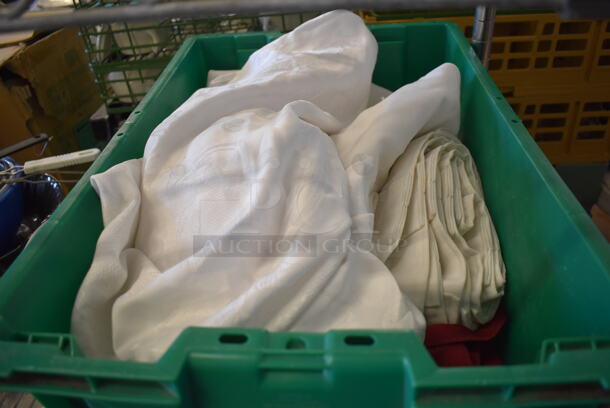 ALL ONE MONEY! Tier Lot of Various Items Including Ceramic Dishes, Tablecloths and Strainers - Image 3 of 7