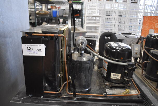 ALL ONE MONEY! Lot of Tecumseh AK171ET-038-P2 Compressor and Metal Condenser. 208-230 Volts, 1 Phase. 26x20x32 - Image 4 of 4