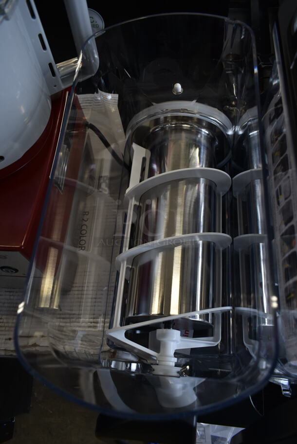 BRAND NEW SCRATCH AND DENT! 2022 Bunn ULTRA-2 Stainless Steel Commercial Countertop 2 Hopper Slushie Machine. 115 Volts, 1 Phase. Tested and Working! - Image 7 of 8