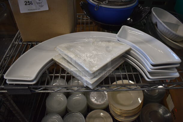 ALL ONE MONEY! Tier Lot of Various Items Including Ceramic Dishes, Tablecloths and Strainers - Image 5 of 7