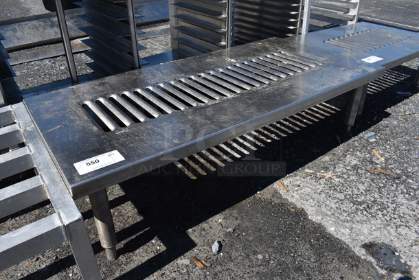Metal Commercial Dunnage Rack. 48x24x11.5