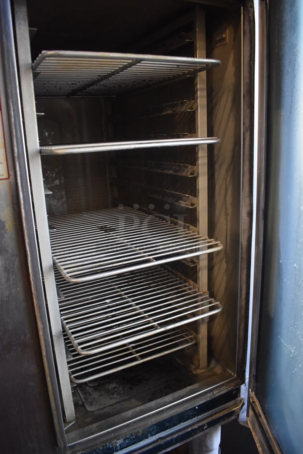 2015 Alto Shaam CTP10-10E Stainless Steel Commercial Electric Powered Combitherm Convection Oven on Metal Equipment Stand. 208-240 Volts, 3 Phase. - Image 5 of 6