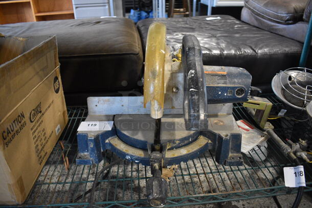 Metal Countertop Saw. 20x21x15. Tested and Does Not Power On