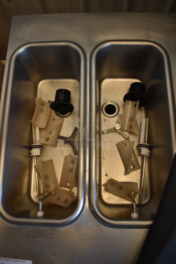 2013 Stoelting Model SF121-38I2 Stainless Steel Commercial Countertop Air Cooled 2 Flavor w/ Twist Soft Serve Ice Cream Machine. 208-240 Volts, 1 Phase. 22x32x34 - Image 5 of 7