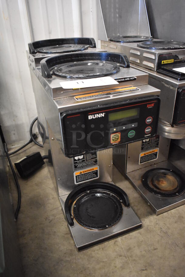 2014 Bunn AXIOM-3 Stainless Steel Commercial Countertop 3 Burner Coffee Machine. 120/208-240 Volts, 1 Phase. 8x18x20 - Image 3 of 4