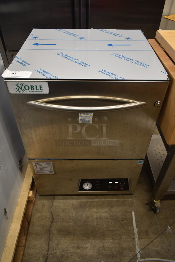 BRAND NEW SCRATCH AND DENT! 2023 Noble Wareforce UL-30 Energy Efficient Stainless Steel Commercial High Temperature Hi Temp Undercounter Dishwasher. 115 Volts, 1 Phase.