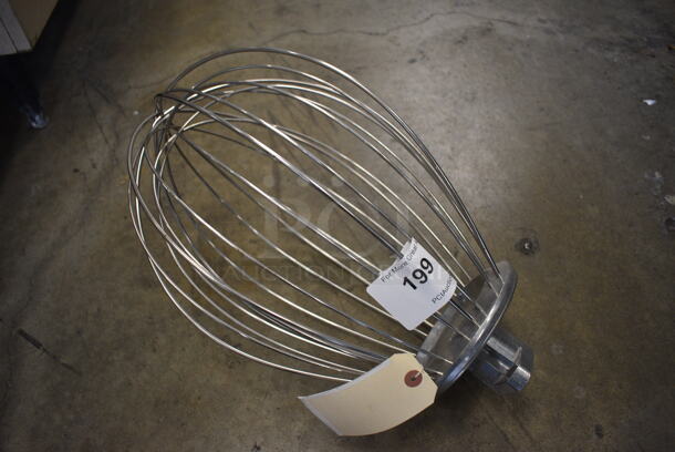 Avantco 177MX40 Metal Commercial 40 Quart Whisk Attachment for Mixer. 10.5x10.5x16