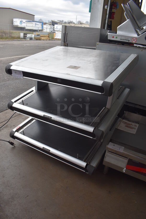 Hatco Metal Commercial Countertop 2 Tier Warming Display Case Merchandiser. 115 Volts, 1 Phase. 31x28x32. Tested and Working! - Image 3 of 5