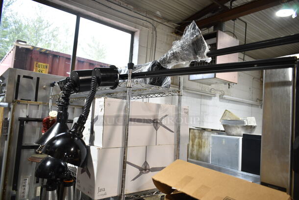 2 Hatco DL-775-RTL Black Metal Warming Lamps. 120 Volts, 1 Phase. 2 Times Your Bid! - Image 2 of 10