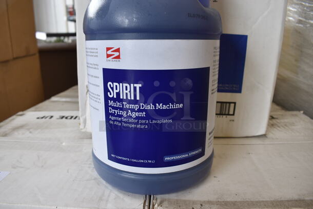 PALLET LOT of 19 Boxes of BRAND NEW Swisher Spirit Multi Temp Dish Machine Drying Agent Jugs. 4 Jugs Per Box. Total of 76 Jugs. 6x6x12. 19 Times Your Bid! - Image 2 of 4