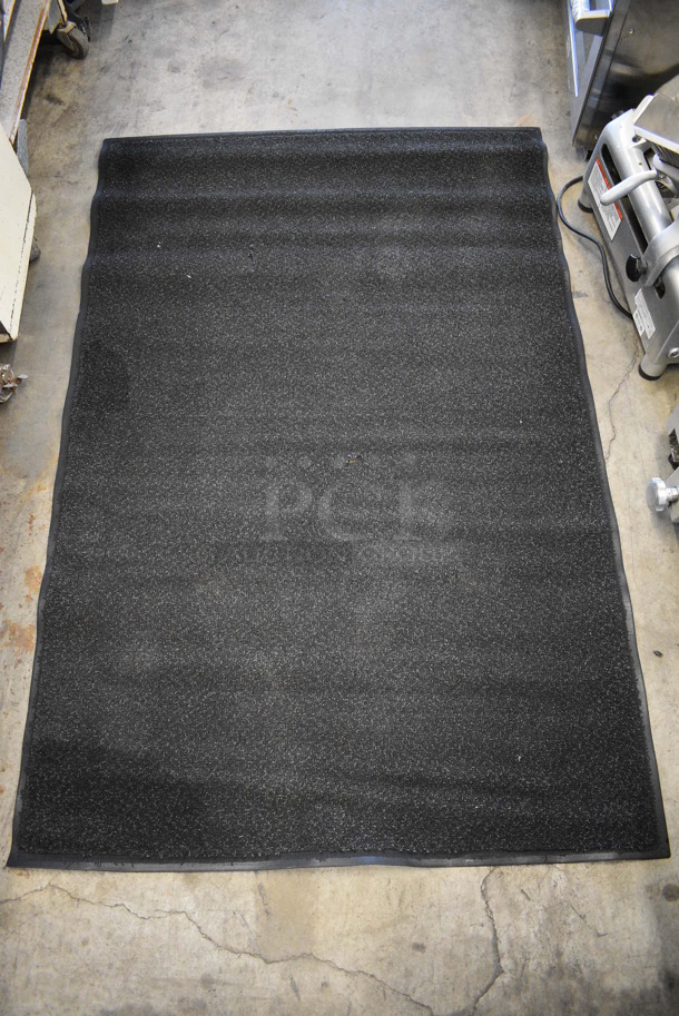 Black Floor Rug. 68x43.5