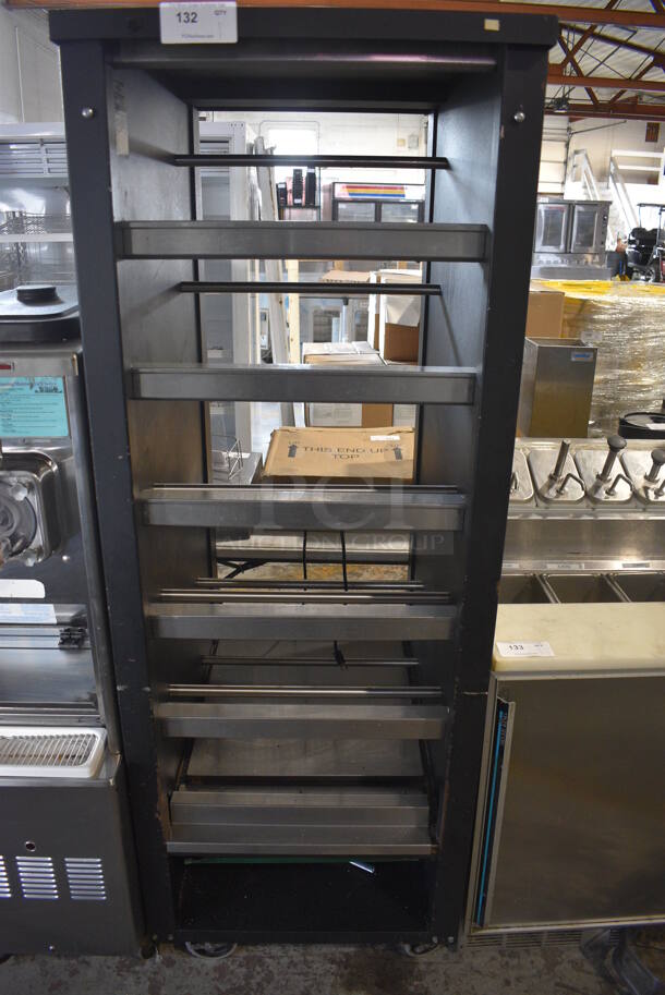Vollrath Model 1015021 Metal Commercial Bagel Bakery Display Transport Rack on Commercial Casters. 27x35x76 - Image 1 of 6