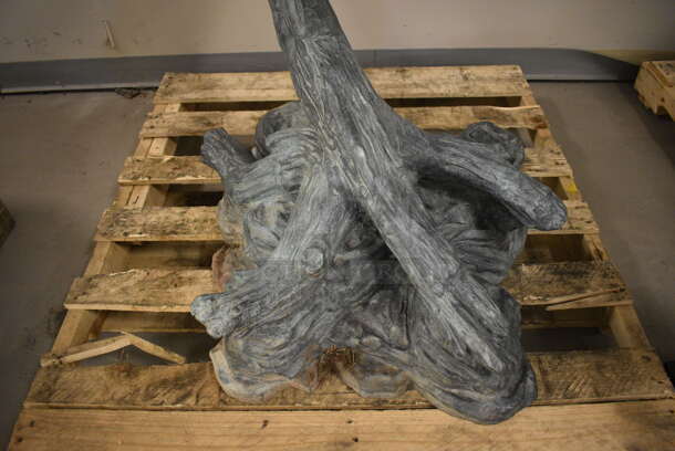 BEAUTIFUL Cast Bronze Eagle on Branch Statue - Image 9 of 10