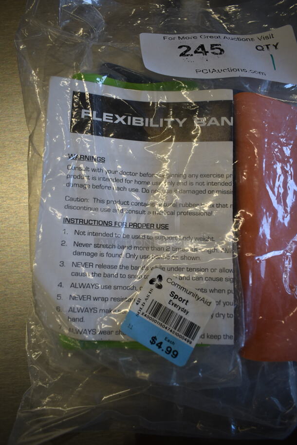 Pack of BRAND NEW! Resistance Bands - Image 2 of 3