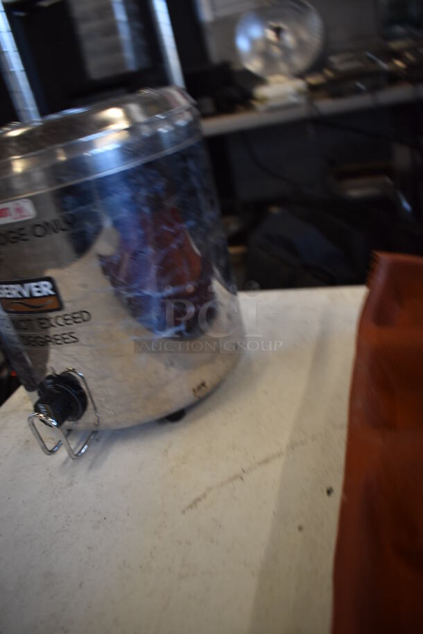 Server SBW Stainless Steel Commercial Countertop Food Warmer. 120 Volts, 1 Phase. 8x9.5x9. Tested and Working! - Image 3 of 7