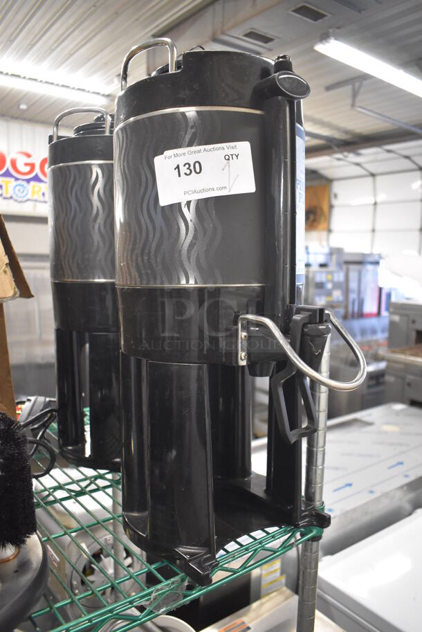 2 Black Poly Countertop Beverage Holder Dispensers. 9x12x22. 2 Times Your Bid! - Image 2 of 3