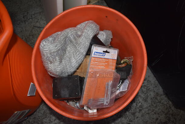 ALL ONE MONEY! Lot of Various Items In Orange Bin - Image 1 of 3