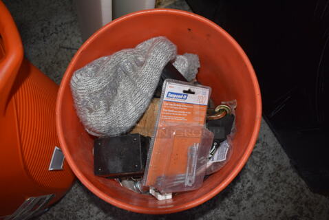 ALL ONE MONEY! Lot of Various Items In Orange Bin