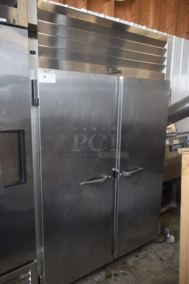 Traulsen G20010 Stainless Steel Commercial 2 Door Reach In Cooler. 115 Volts, 1 Phase. Tested and Working! - Image 1 of 9