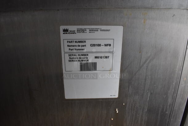2017 Taylor Model C709-27 Stainless Steel Commercial Air Cooled Single Flavor Soft Serve Ice Cream Machine w/ Taylor Model C20100-WFB 10 Head Flavor Blast and Color Touch Panel for Flavor Burst on Commercial Casters. 208-230 Volts, 1 Phase. 23x33x61 - Image 5 of 11