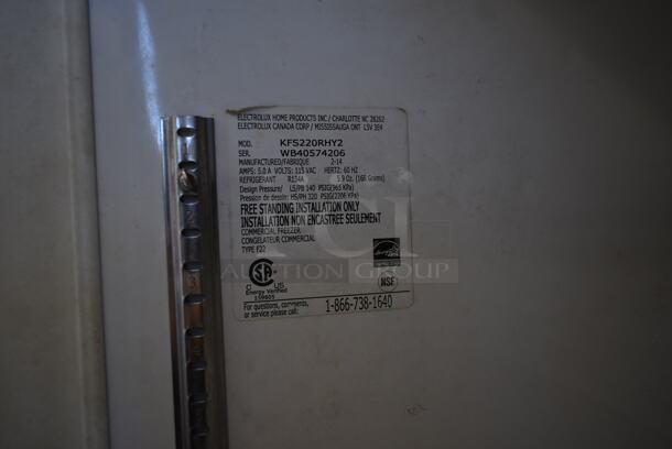Kelvinator KFS220RHY2 Stainless Steel Commercial Single Door Reach In Freezer on Commercial Casters. 115 Volts, 1 Phase. Tested and Powers On But Does Not Get Cold - Image 6 of 6
