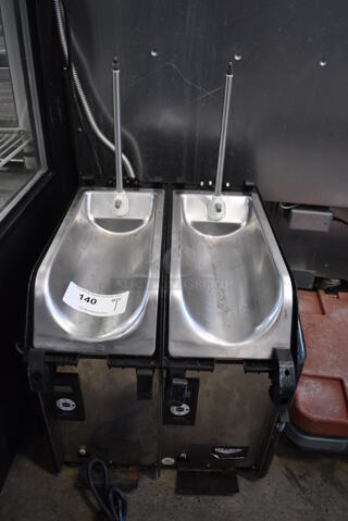 Vollrath CBE127 Stainless Steel Commercial Countertop Slushie Machine Base. 115 Volts, 1 Phase. 16x20x27. Tested and Does Not Power On