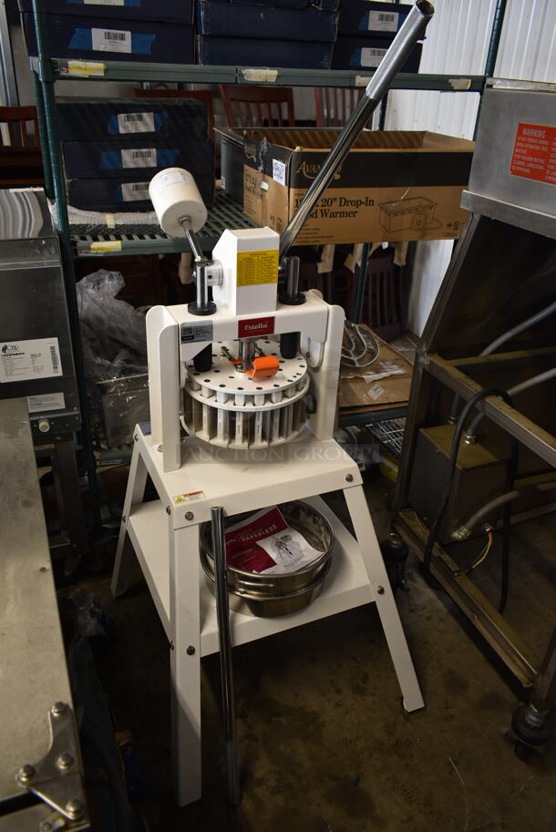 BRAND NEW SCRATCH AND DENT! Estella 348MDD18 Metal Commercial Floor Style Manual 18 Section Dough Divider. Tested and Working! - Image 11 of 11