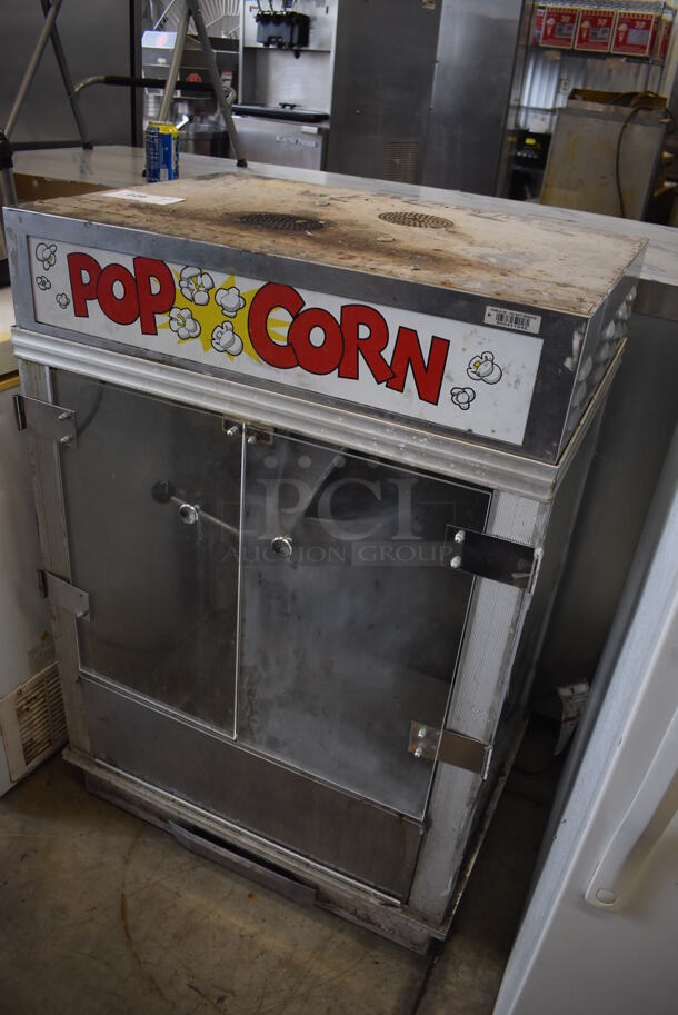 Gold Medal 2001ST Metal Commercial Countertop Popcorn Machine Merchandiser. 120 Volts, 1 Phase. 27x20x41. Cannot Test Due To Plug Style - Image 3 of 6