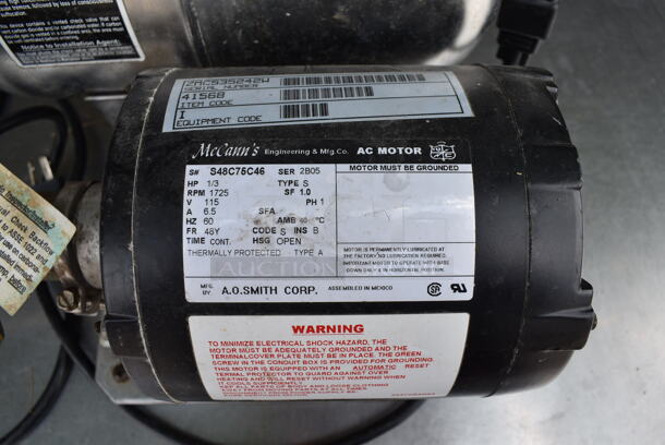 McCann's Carbonator. 115 Volts, 1 Phase.  - Image 6 of 7