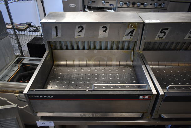 Carter Hoffmann CNH28 Stainless Steel Commercial Countertop Crisp N Hold Fry Warming Dumping Station. 208 Volts, 1 Phase.