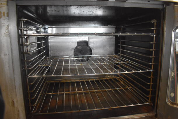 Garland Master 200 Commercial Stainless Steel Natural Gas Powered Floor Style Convection Oven With Metal Racks 115V/Phase Controls 1. 2 Times Your Bid! - Image 4 of 8