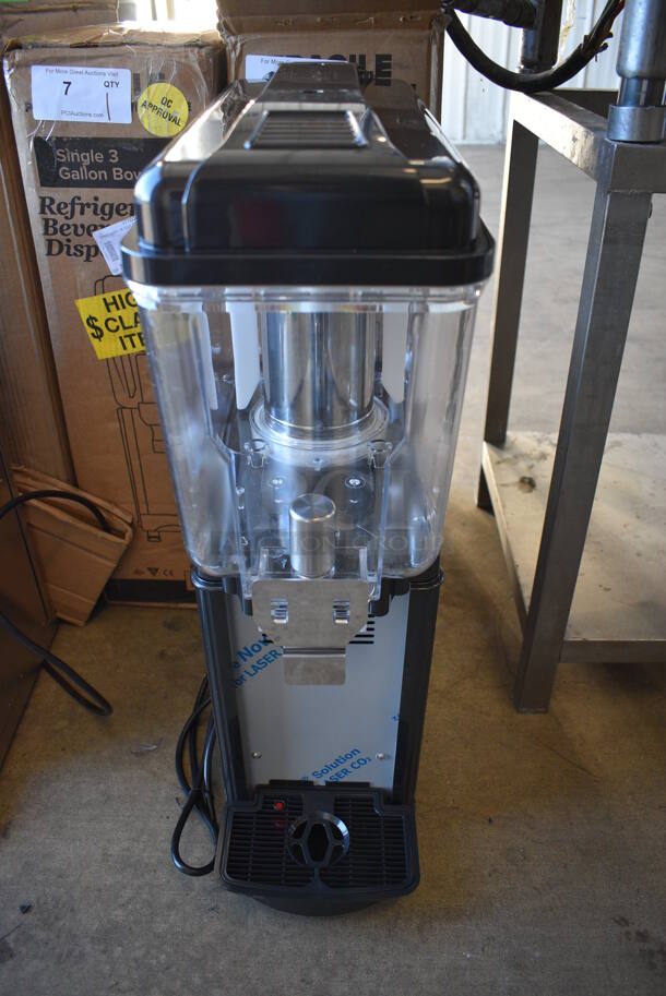 BRAND NEW IN BOX! Avantco COLDREAM 1M Metal Commercial Countertop Single Hopper Refrigerated Beverage Machine. 120 Volts, 1 Phase. 8x17x28. Tested and Working!