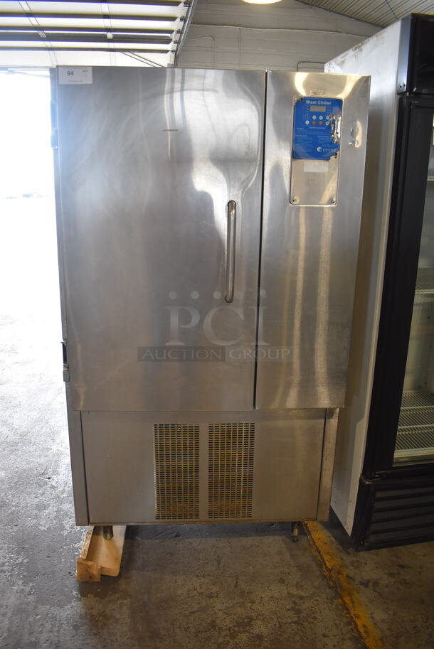 Randell BC-18 Commercial Stainless Steel Floor Standing One Door Upright Blast Chiller With Steel Racks. 208-240V/3 Phase