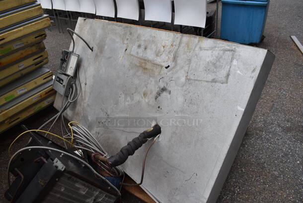 Self Contained Set Up for Walk In Freezer Box; Cancoil ELP07502BER 230 Volt Condenser, Tecumseh AHA2466AXD 208-230 Volt Compressor and Walk In Panel - Image 4 of 7