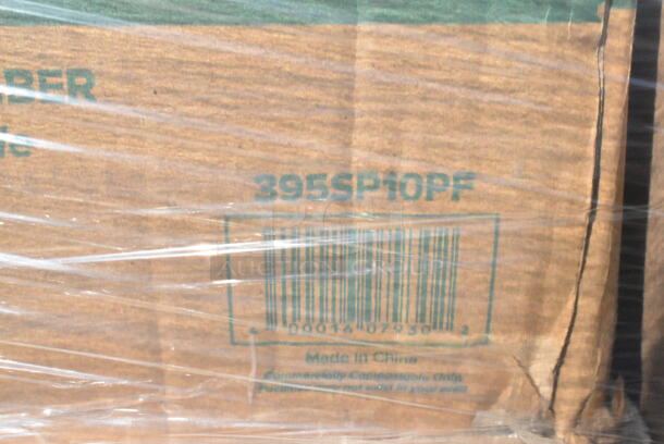 24 BRAND NEW Boxes Including 5002DNAP Choice White 2-Ply Dinner Napkin 17" x 15" - 3000/Case, 127RD8COMBO Choice 8 oz. Customizable Microwavable Clear Round Deli Container and Lid Combo Pack - 250/Case, 760VP130KR Carnival King Kraft 130 oz. Popcorn Bucket - 150/Case, 795PTOKFT1 Choice Kraft Microwavable Folded Paper #1 Take-Out Container 4 3/8" x 3 1/2" x 2 1/2" - 450/Case, 500TW9 Choice 9 oz. Translucent Thin Wall Plastic Cold Cup - 2500/Case, 127RD32COMBO Choice 32 oz. Customizable Microwavable Clear Round Deli Container and Lid Combo Pack - 250/Case, 5001RT800N Lavex 8" Natural Kraft Hardwound Paper Towel, 800 Feet / Roll - 6/Case, 394365M Noble Products Powder-Free Disposable Clear Vinyl Gloves for Foodservice - Medium - 1000/Case, 433XHWBR20SHOC Choice Heavy Duty 20 lb. Shorty Extra Heavy-Duty Natural Kraft Paper Bag - 400/Case, 395SP10PF EcoChoice No PFAS Added 10" x 10" Natural Bagasse Blend Square Plate - 300/Case, 966TALLFLDB Choice White Tall-Fold 6" x 13" Dispenser Napkin - 8000/Case, 500CC20 Choice Clear PET Customizable Plastic Cold Cup - 20 oz. - 600/Case. 24 Times Your Bid!  - Image 11 of 12